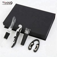 Gift Box Wine Accessories Set Promotion Wine Bottle Cork Opener Gift Kit Wine tools Set