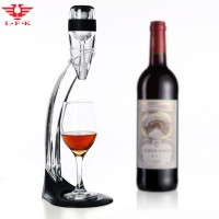 Decanter Set with MINI Holder & Stand,Unique Wine Accessories  ZSLFK-006C, Double Decanter