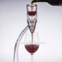 Amazon Hot Sell Red Wine Aerator Decanter Crystal Wine Aerator Gift Set,2018 Newest